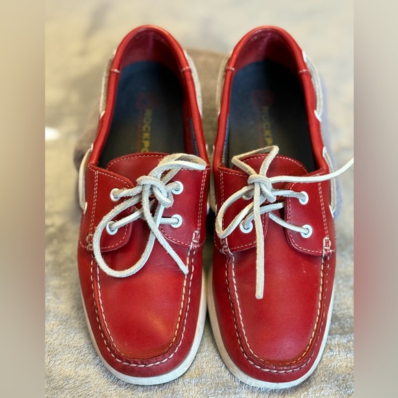 Rockport Women’s Red Boat Shoes - Picture 1 of 6